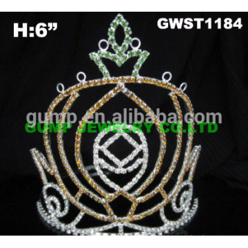 Coroa bonito da tiara da representação histórica da abóbora para a venda